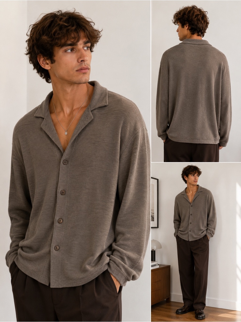 Ermenegildo Zegna 100% Wool Cardigan XL 54 Italian Quiet Luxury Old Money